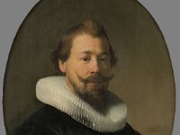 GG 232  GG 232, Rembrandt Harmensz. van Rijn (1606-1669), Bildnis eines Herrn, 1632, Eichenholz, 63 x 48 cm (oval)